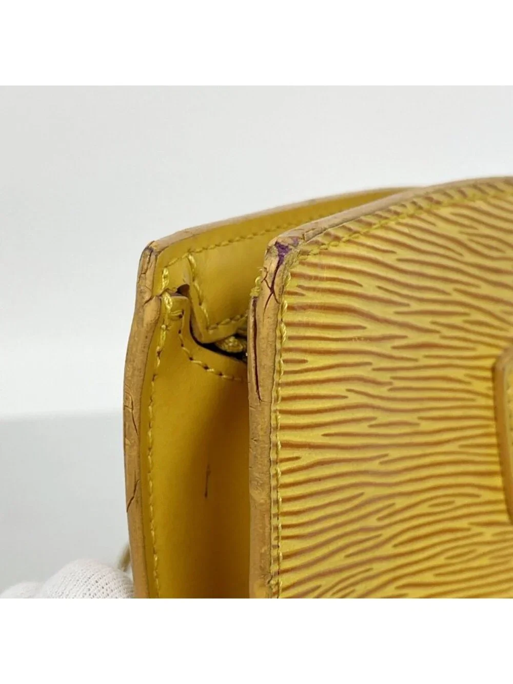 Louis Vuitton Handbag Epi Saint Jacques Jaune - Picture 8 of 10